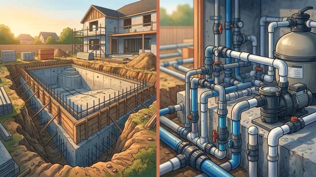 Quanto custa construir piscina em junho de 2026?