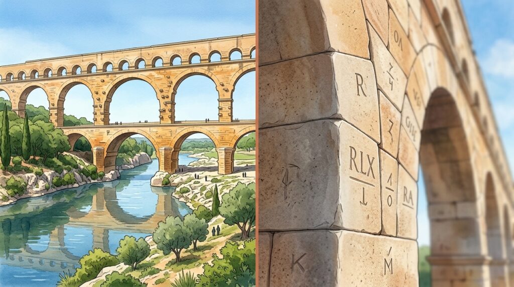 Há quase 2 mil anos, o Pont du Gard sustentou um canal a quase 49 metros do rio
