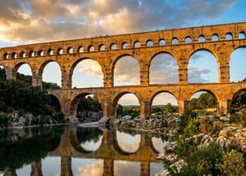 Há quase 2 mil anos, o Pont du Gard sustentou um canal a quase 49 metros do rio