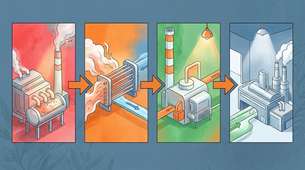 Essa energia que antes era desperdiçada nas indústrias agora reduz custos e melhora a eficiência das fábricas