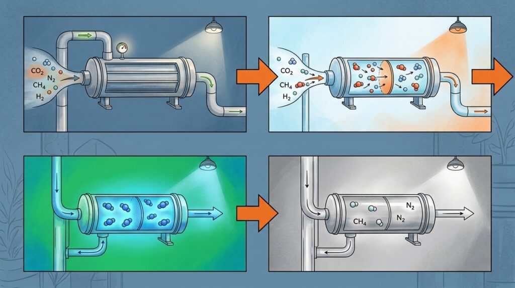 Essa tecnologia consegue separar CO₂ antes que ele saia pelas chaminés das grandes indústrias