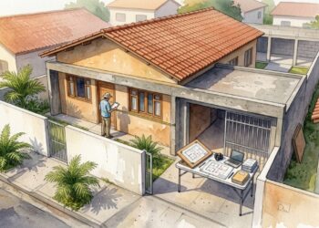 Conheça a casa impressa com terra que nasce em camadas sem depender de milhares de tijolos