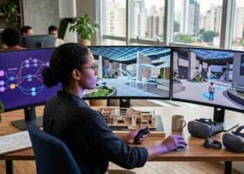 Arquiteto de realidade virtual constrói espaços que existem apenas dentro de óculos e simuladores
