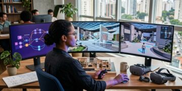 Arquiteto de realidade virtual constrói espaços que existem apenas dentro de óculos e simuladores