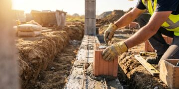 Quanto custa fazer um muro de 20 metros em julho de 2026 com fundação, blocos, pilares e reboco dos 2 lados