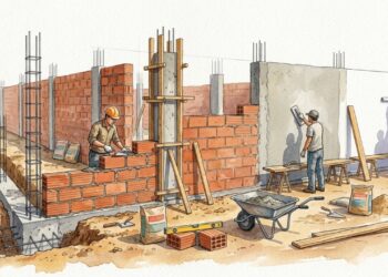Quanto custa construir um muro de 20 metros em 2026: fundação, ferragem, reboco e pintura fazem o serviço simples virar um orçamento pesado