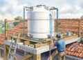 Quanto custa instalar uma caixa d’água de 1.000 litros em julho de 2026 com base, boia, registros e tubulação