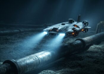 O drone submarino que parece um peixe mecânico e inspeciona estruturas de petróleo em águas profundas sem mergulhadores entrando na zona de risco