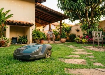 Quanto custa deixar um robô cortando a grama sozinho, o jardim que trabalha enquanto a casa dorme