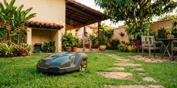 Quanto custa deixar um robô cortando a grama sozinho, o jardim que trabalha enquanto a casa dorme