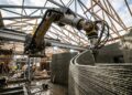 Explicar como uma casa de concreto pode ser construída por impressão 3D