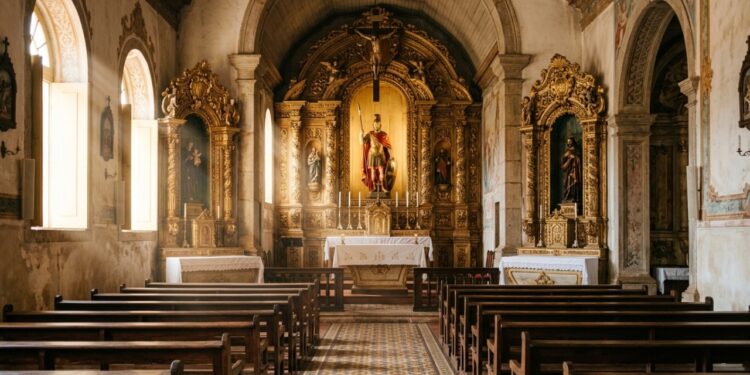 A 80 km de São Paulo e com passeio de Maria Fumaça: a única igreja do Brasil com uma imagem de São Longuinho em altar fica nessa cidade paulista