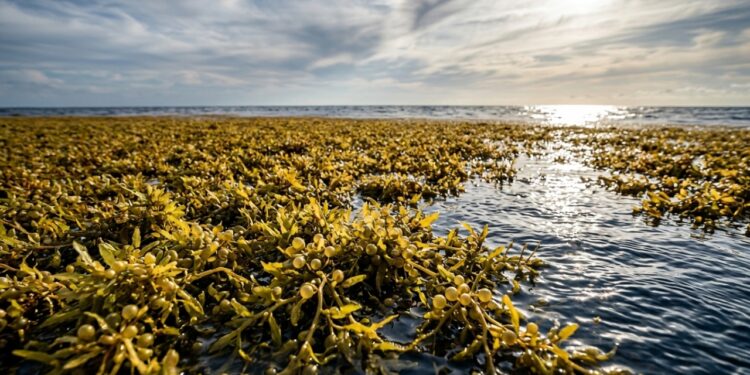O mar sem litoral cercado por correntes no Atlântico
