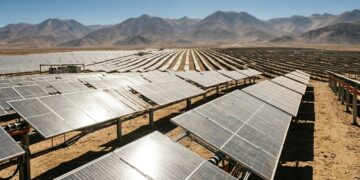 O deserto de Atacama concentra algumas das maiores usinas solares do planeta e mostra por que quase não chover virou uma vantagem energética
