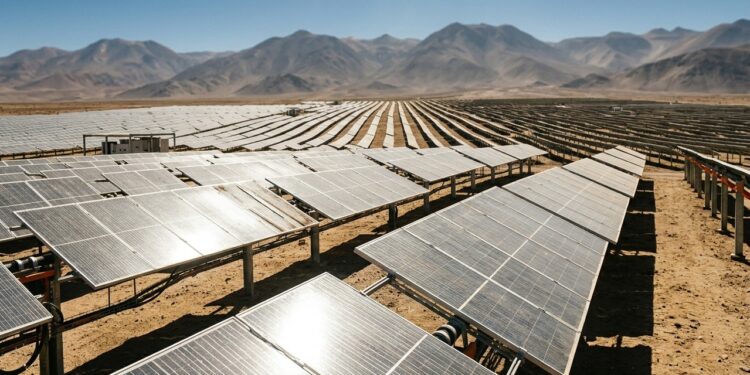 O deserto de Atacama concentra algumas das maiores usinas solares do planeta e mostra por que quase não chover virou uma vantagem energética