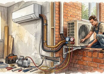 Quanto um técnico cobra para instalar ar-condicionado split em uma sala de 18 m² em 2026, e por que a distância até a condensadora muda o preço