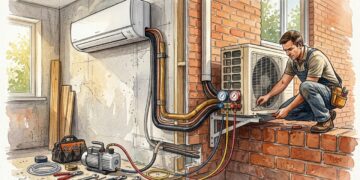 Quanto um técnico cobra para instalar ar-condicionado split em uma sala de 18 m² em 2026, e por que a distância até a condensadora muda o preço