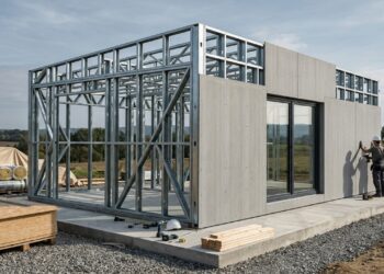 Custo de uma casa de 60 m² construída com steel frame
