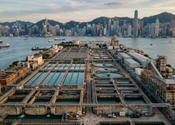 Como Hong Kong trata esgoto por túneis subterrâneos