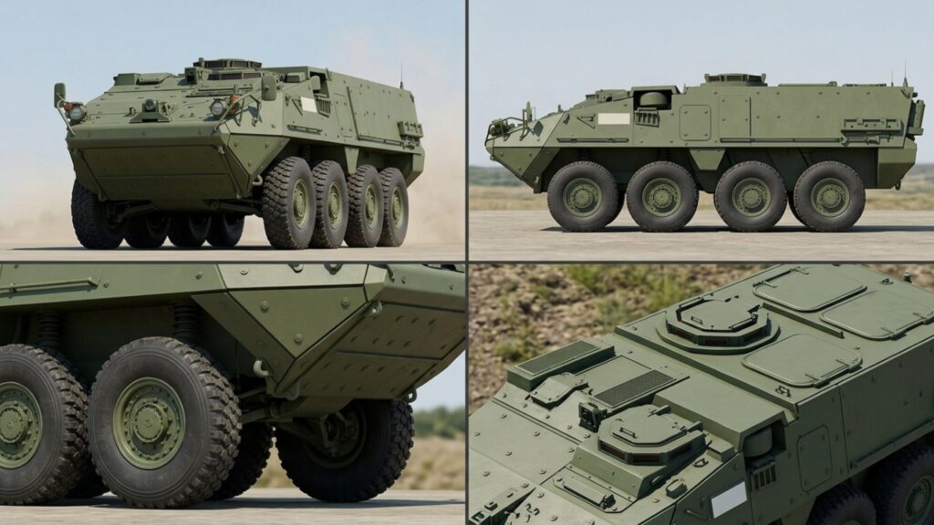 Stryker 8x8 e as 10 configurações criadas sobre a mesma plataforma