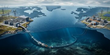 Cabos submarinos HVDC levam energia por longas distâncias e reforçam a segurança elétrica entre países