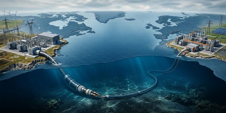 Cabos submarinos HVDC levam energia por longas distâncias e reforçam a segurança elétrica entre países