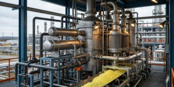 Recuperação de enxofre mostra como refinarias convertem H2S perigoso em matéria-prima industrial