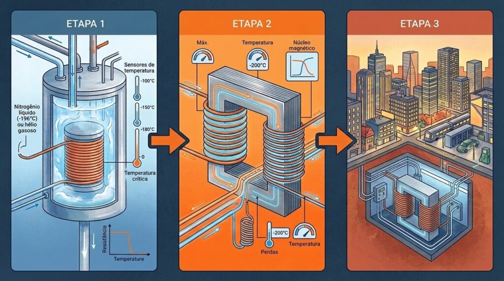Transformadores supercondutores prometem levar mais eletricidade por menos espaço nas redes urbanas