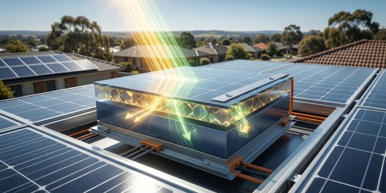 Duas camadas solares empilhadas tentam capturar mais luz e gerar mais energia no mesmo telhado