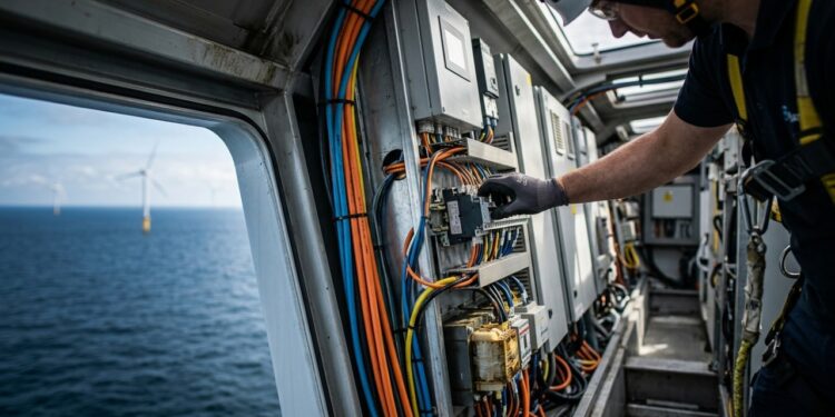 Técnico eólico offshore mantém aerogeradores no mar