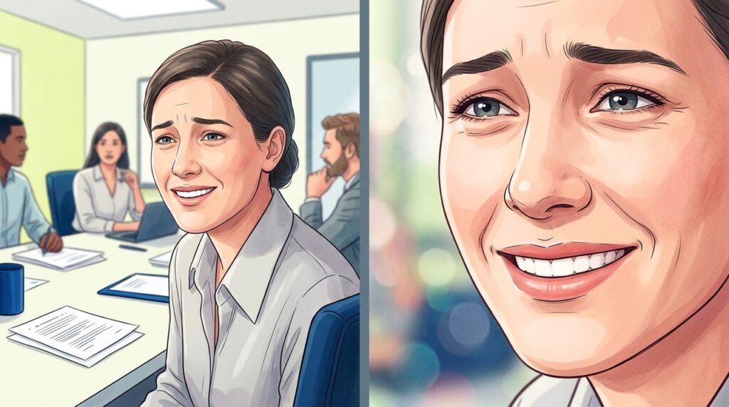 A psicologia explica por que algumas pessoas sorriem justamente nos momentos de maior tensão emocional