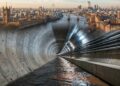 Com 25 quilômetros sob Londres, um supertúnel coleta esgoto e chuva antes que a mistura chegue ao Tâmisa