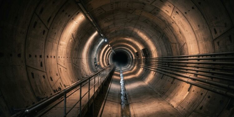 Túnel sob o Tâmisa contra esgoto nas chuvas