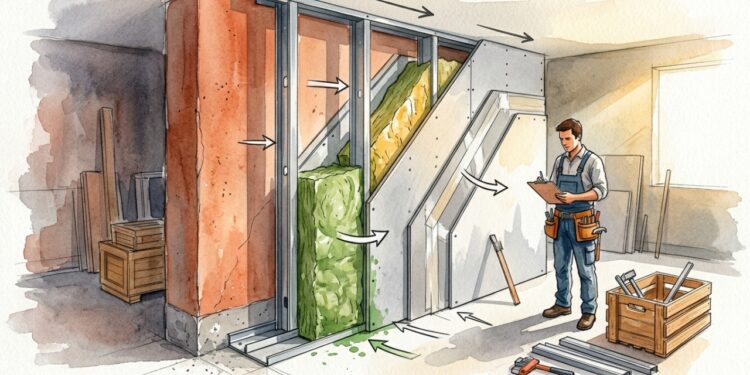 Quanto custa uma contraparede termoacústica de drywall?