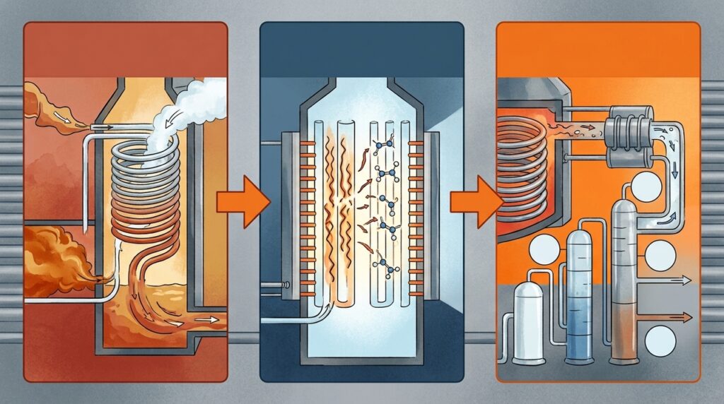 Fornos elétricos tentam trocar chamas por eletricidade em uma das etapas mais quentes da petroquímica
