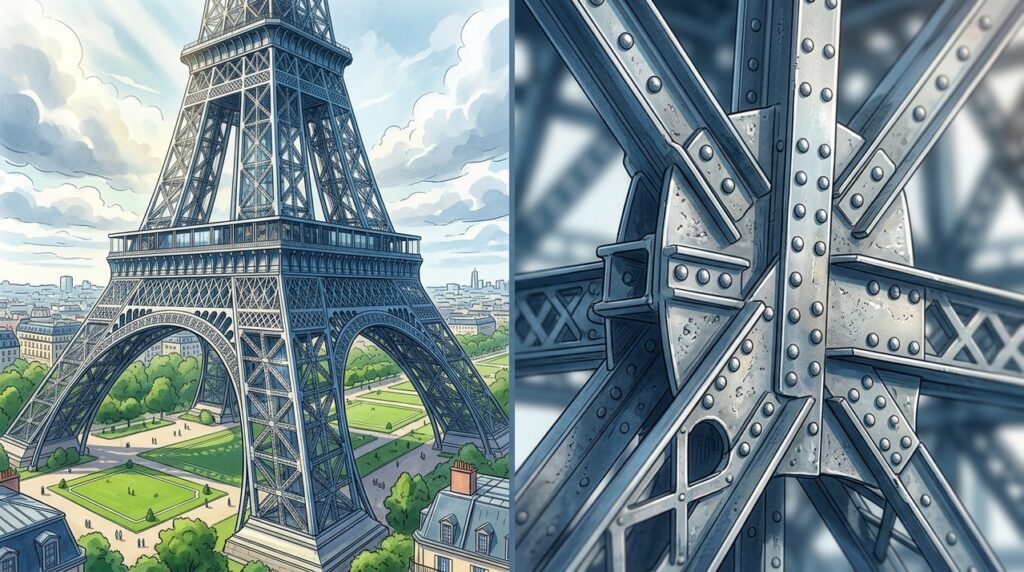 A estrutura de 18 mil peças que enfrentou críticas antes de conquistar o céu e a paisagem de Paris