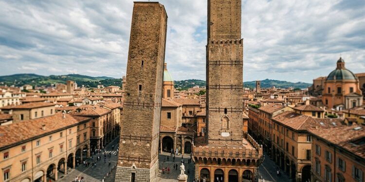Com quase 100 metros de tijolos, a Torre Asinelli transformou prestígio medieval em risco vertical
