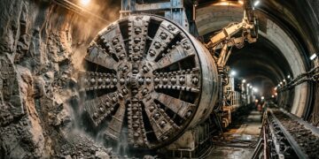 Com 133 metros de comprimento e 2.600 toneladas, nova tuneladora do Metrô de São Paulo escava túneis como uma fábrica subterrânea em movimento