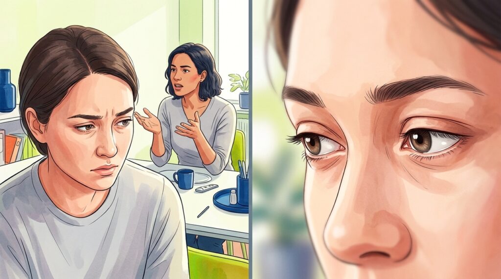 Pessoas que evitam contato visual em conversas difíceis podem estar tentando se proteger emocionalmente