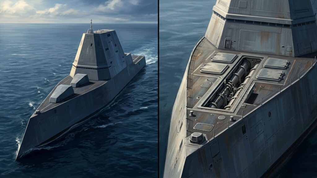 USS Zumwalt vira vitrine naval de mísseis hipersônicos