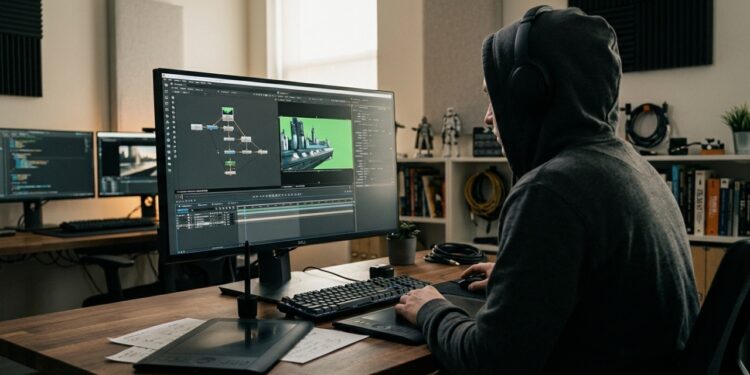 Como funciona a carreira em VFX e por que um portfólio especializado pode abrir portas para projetos internacionais?