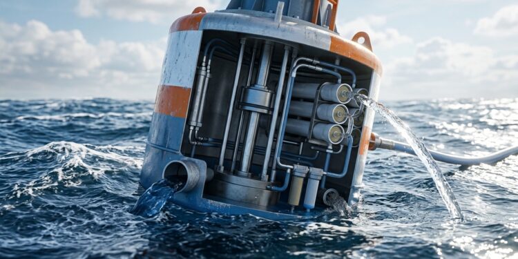 Equipamentos movidos pelas ondas produzem água potável no oceano sem cabos ligados à rede elétrica em terra