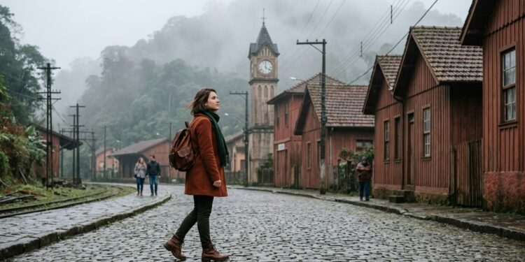 O primeiro campo oficial de futebol do país e um autêntico relógio londrino em funcionamento: a charmosa vila vitoriana no alto da Serra do Mar