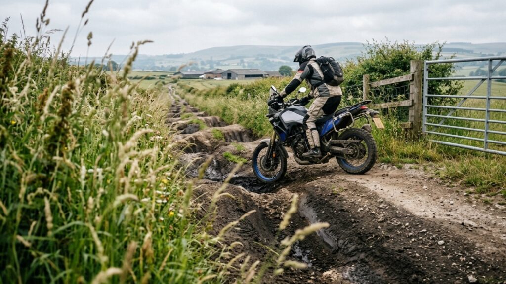 Yamaha Ténéré 700 atravessa asfalto e terrenos irregulares