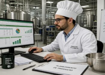 O engenheiro de alimentos usa mais planilhas do que panelas