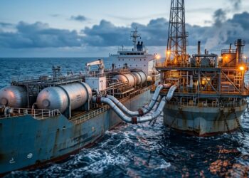 Navios especiais levam CO2 líquido até o fundo do Mar do Norte para enterrar emissões industriais em rochas profundas, como um oleoduto ao contrário