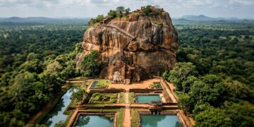 Com quase 200 metros de altura, Sigiriya virou palácio, jardim hidráulico e símbolo de poder
