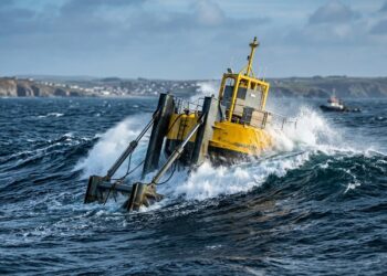 Energia das ondas tenta transformar o balanço constante do mar em eletricidade antes da costa
