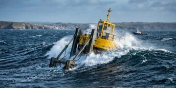 Energia das ondas tenta transformar o balanço constante do mar em eletricidade antes da costa