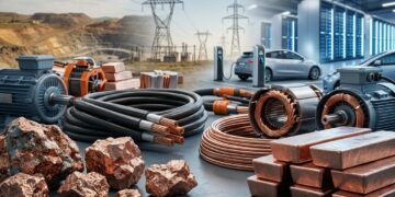 O cobre escondido sob desertos e montanhas virou um dos metais mais disputados porque quase toda eletricidade moderna passa por ele